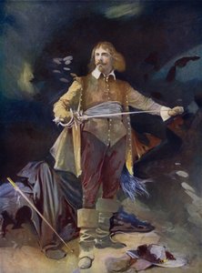 Herbert Waring先生在红袍下（彩色照片） 作者 英国摄影师